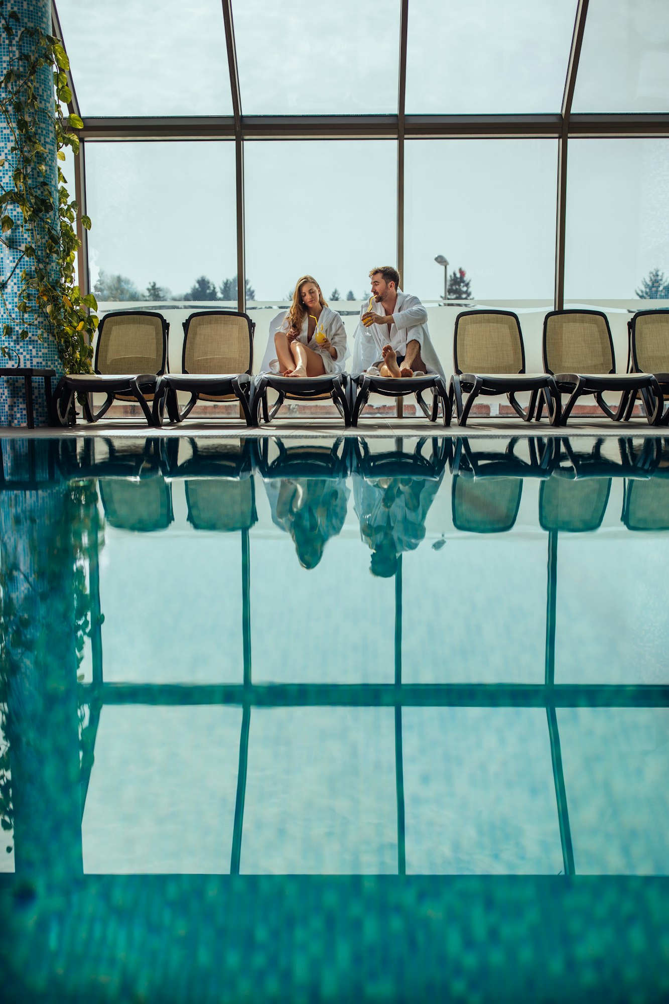 A luxurious day at the wellness center